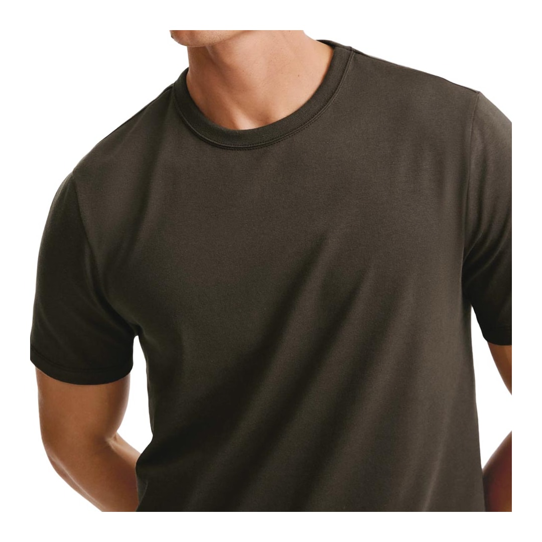 Camiseta Hering Masculina Básica Brasil 49Fp Marrom