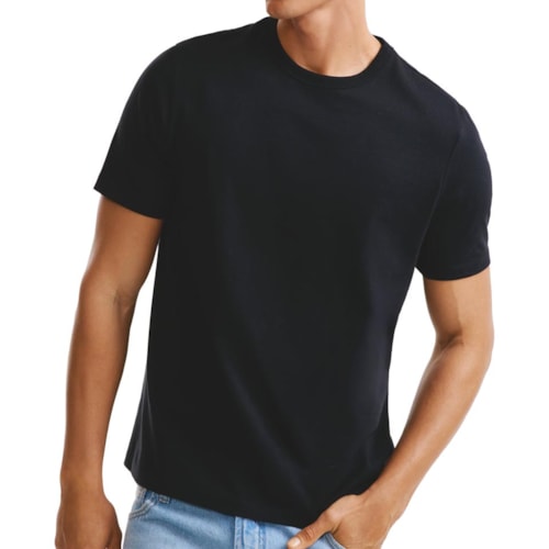 Camiseta Hering Masculina Básica Brasil 49Fp Preto