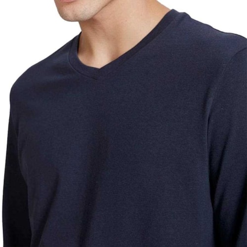 Camiseta Hering Masculina Manga Longa 022d Noturno