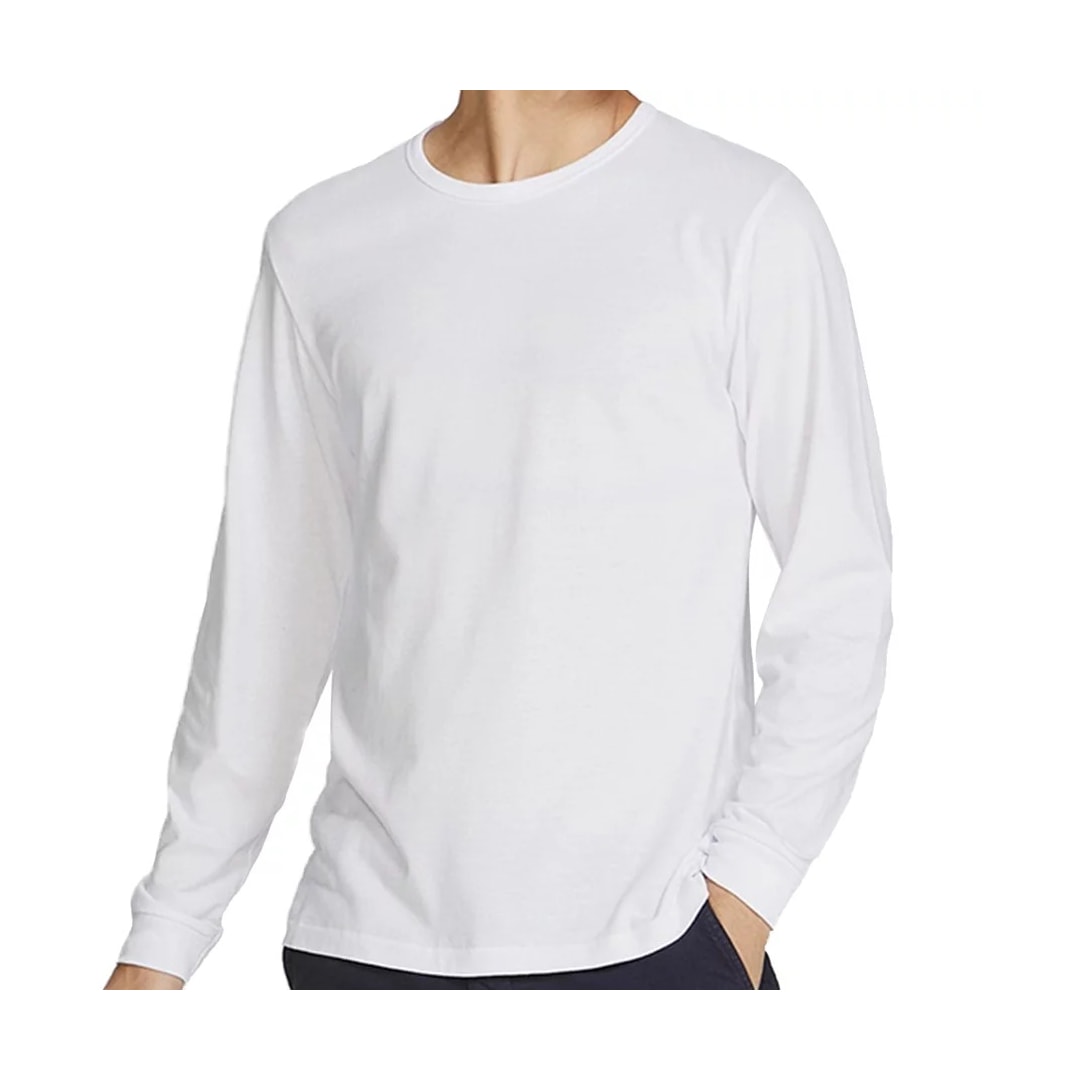 Camiseta Hering Masculina Manga Longa N204 Branco Camiseta Hering Masculina Manga Longa N204 Branco