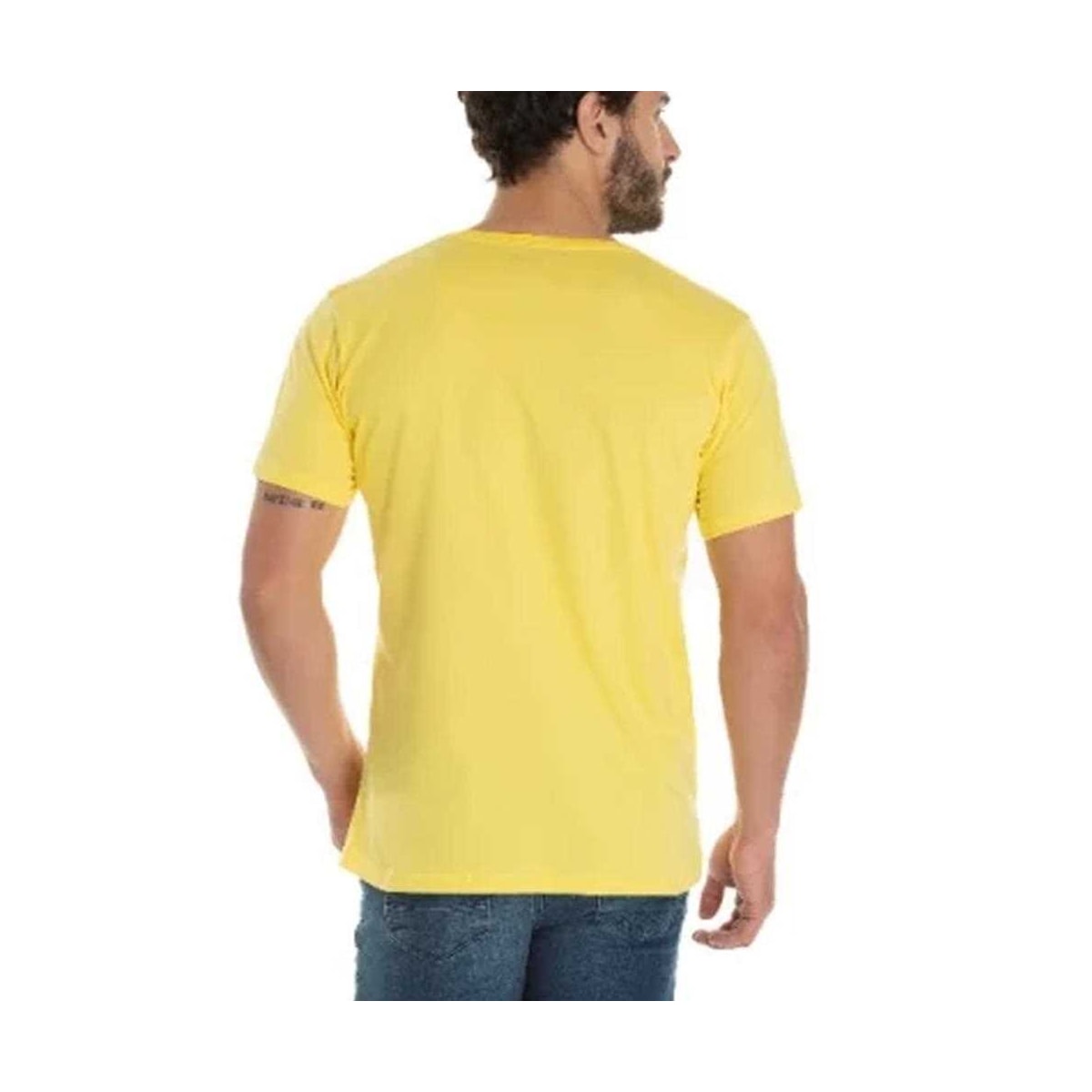 Camiseta Hering Masculina Meia Manga 0201 Amarelo Banana Camiseta Hering Masculina Meia Manga 0201 Amarelo Banana
