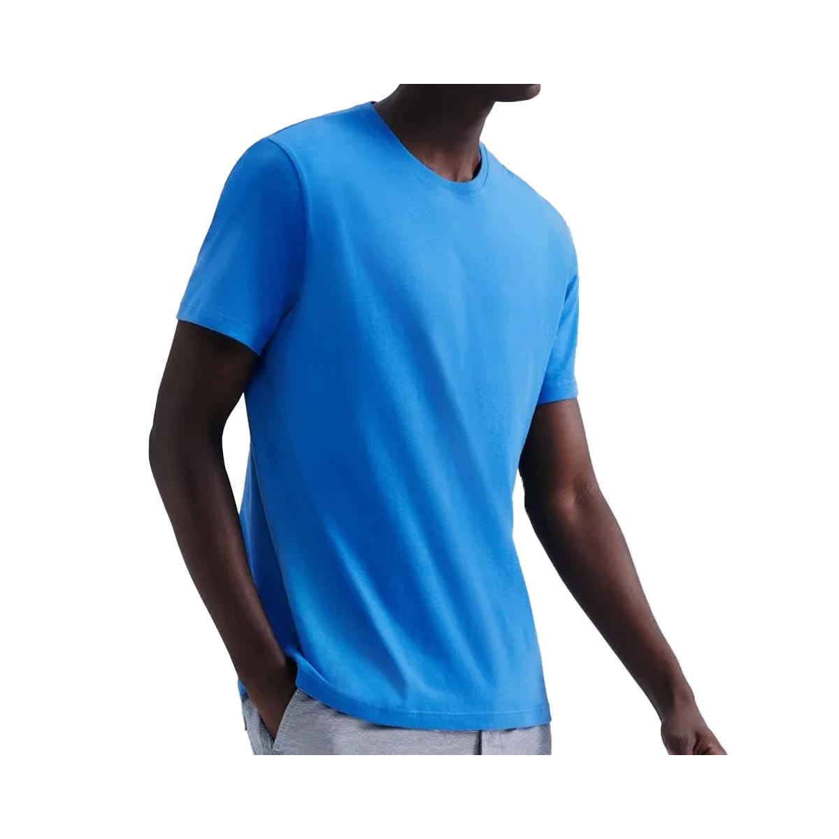 Camiseta Hering Masculina Meia Manga 0201 Azul Claro Camiseta Hering Masculina Meia Manga 0201 Azul Claro
