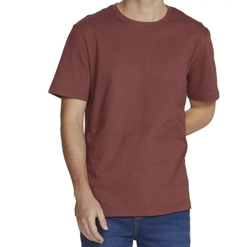 Camiseta Hering Masculina Meia Manga 0201 Bordo