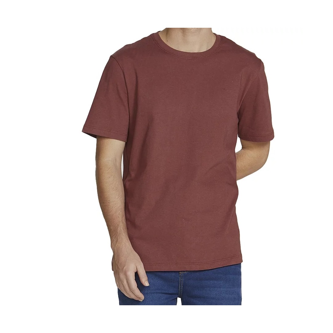 Camiseta Hering Masculina Meia Manga 0201 Bordo Camiseta Hering Masculina Meia Manga 0201 Bordo