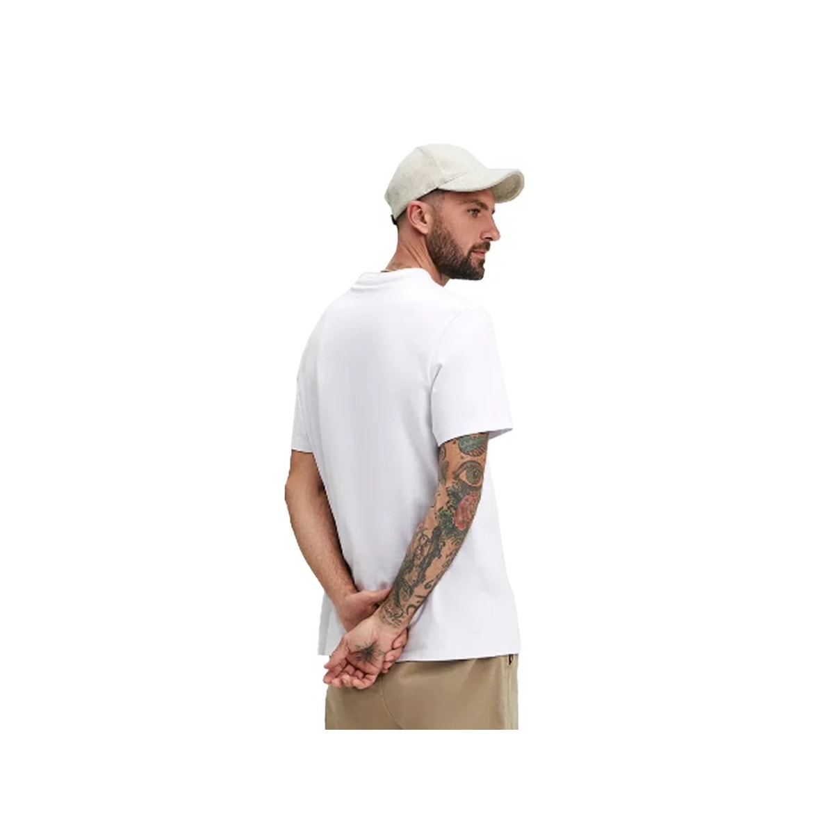 Camiseta Hering Masculina Meia Manga 0201 Branco Noaoos