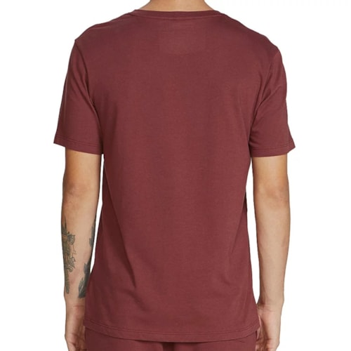 Camiseta Hering Masculina Meia Manga 022b Marsala