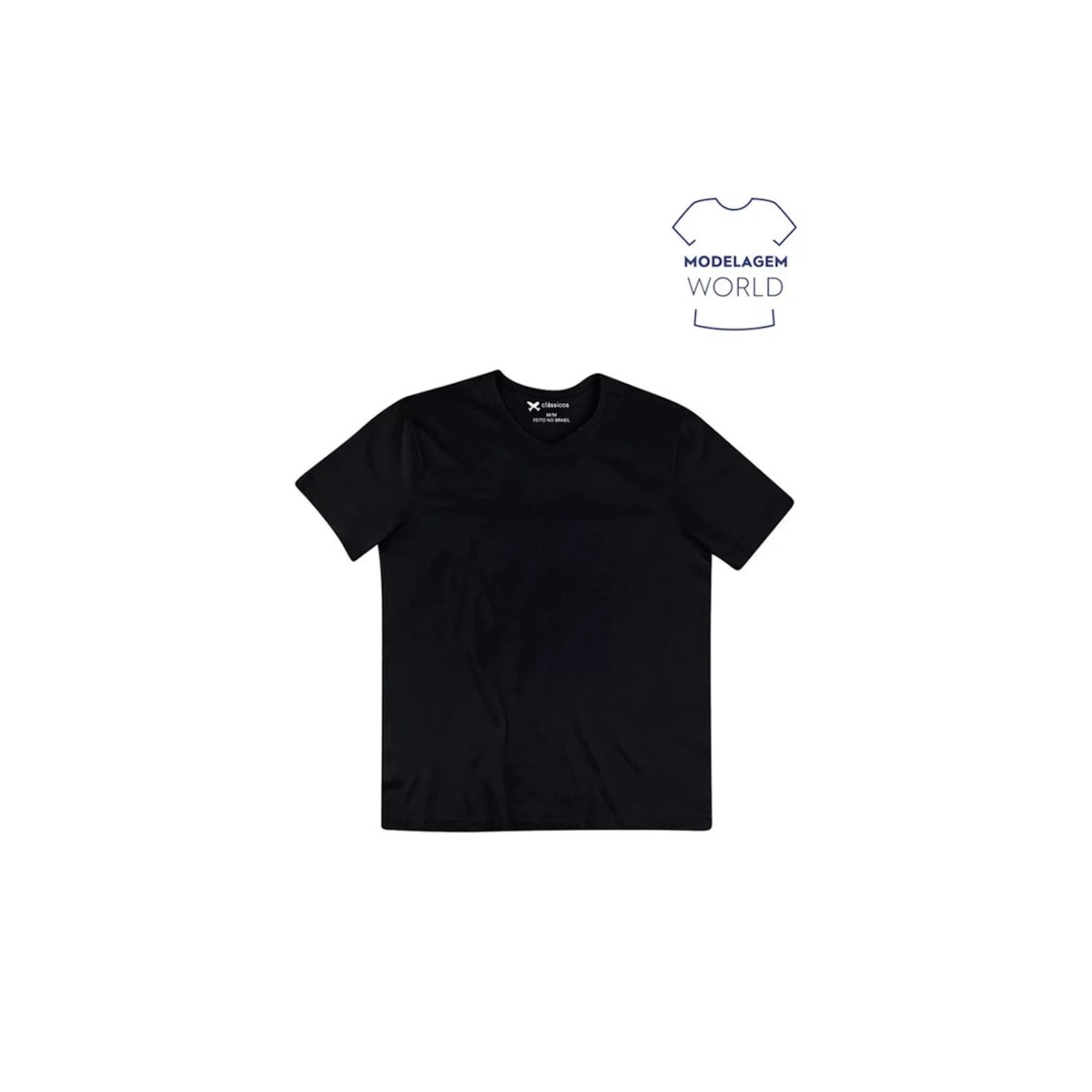 Camiseta Hering Masculina Meia Manga 022b Preto Camiseta Hering Masculina Meia Manga 022b Preto