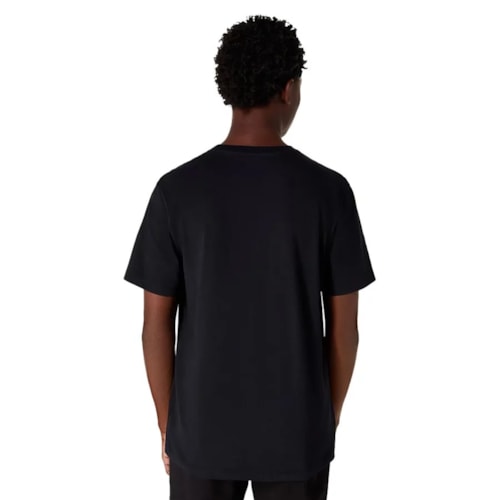 Detalhe - Camiseta Hering Masculina Meia Manga 022b Preto N1007S