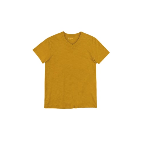 Camiseta Hering Masculina Meia Manga N2k5 Amarelo