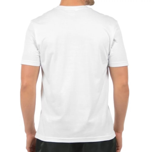 Detalhe - Camiseta Hering Masculina Meia Manga N2k5 Branco