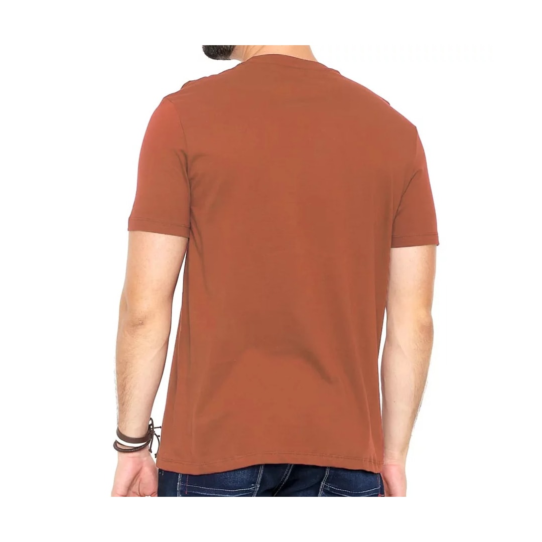 Camiseta Hering Masculina Meia Manga N2k5 Laranja