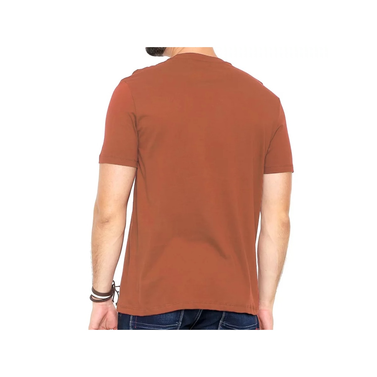 Camiseta Hering Masculina Meia Manga N2k5 Laranja