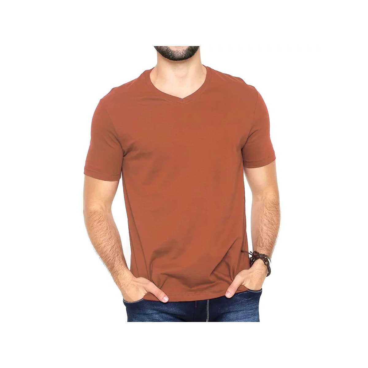 Camiseta Hering Masculina Meia Manga N2k5 Laranja Camiseta Hering Masculina Meia Manga N2k5 Laranja