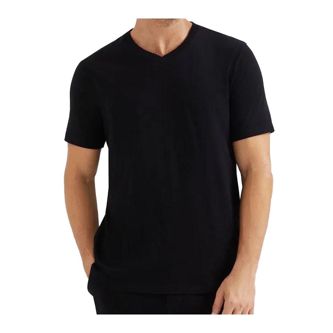 Camiseta Hering Masculina Meia Manga N2k5 Preto