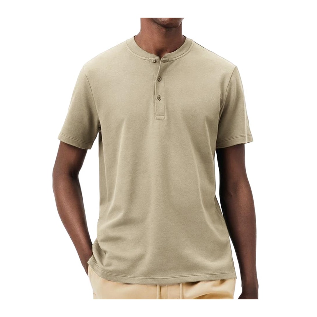 Camiseta Hering Meia Manga 4Fxq Bege