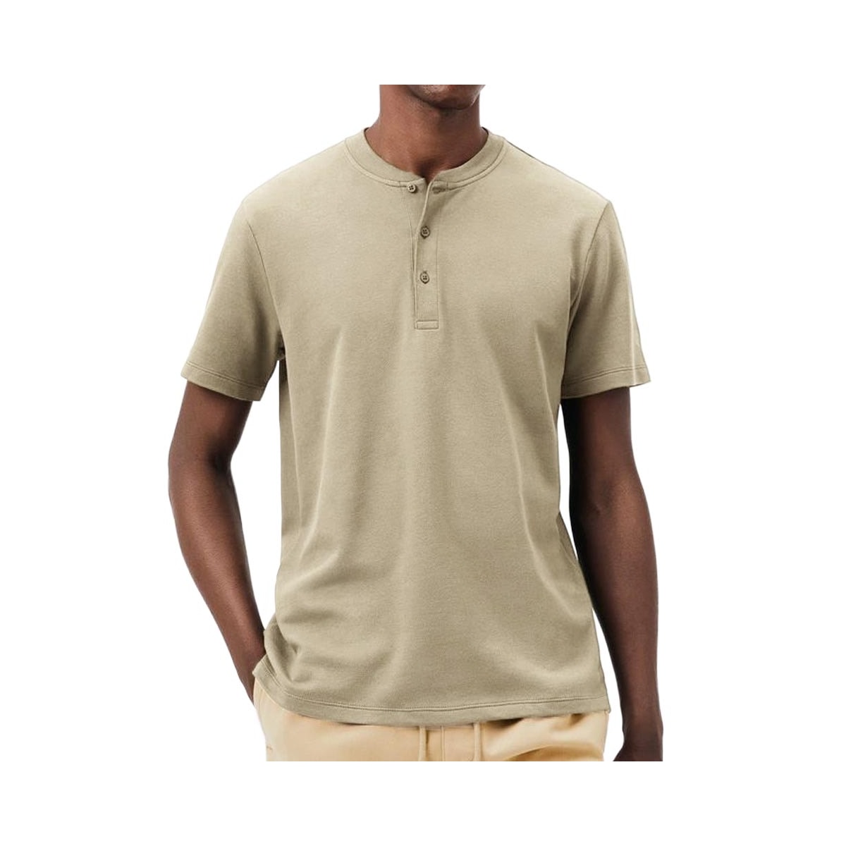 Camiseta Hering Meia Manga 4Fxq Bege Camiseta Hering Meia Manga 4Fxq Bege