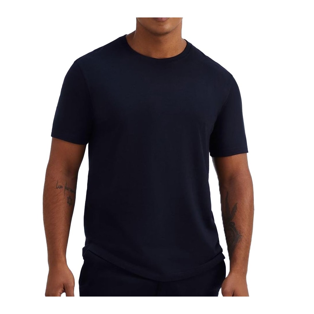 Camiseta Hering Meia Manga Básica 4Fef Marinho