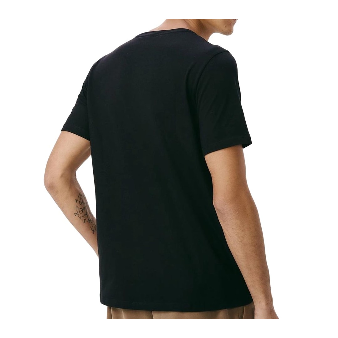 Camiseta Hering Meia Manga Básica 4Fef Preta