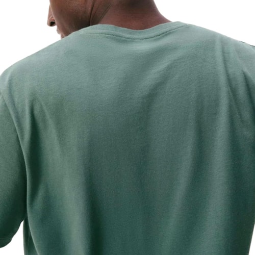Detalhe - Camiseta Hering Meia Manga Básica 4Fef Verde Aspargo