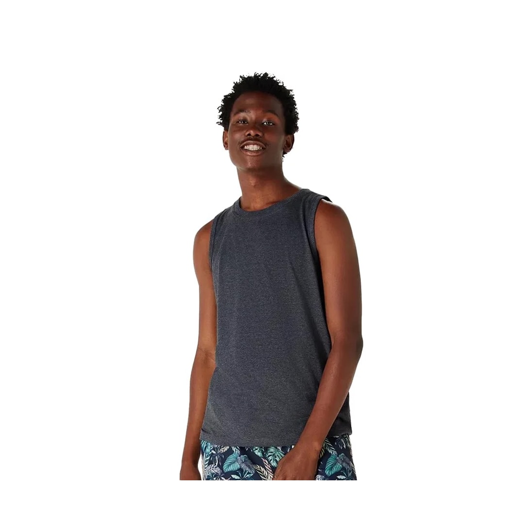 Camiseta Hering Regata Masculina 0111 Mescla Chumbo MD307S
