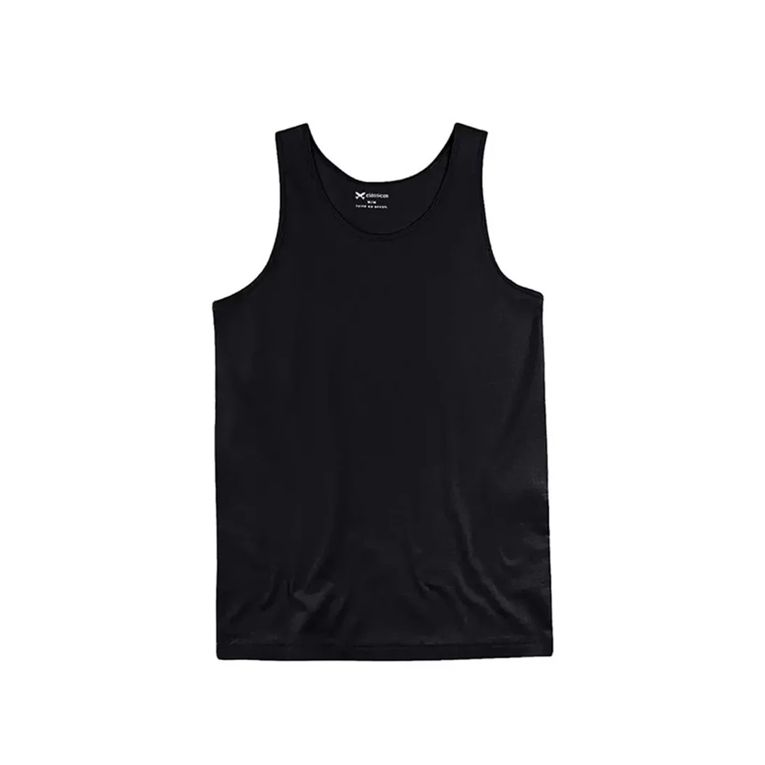Camiseta Hering Regata Masculina 0199 Preto