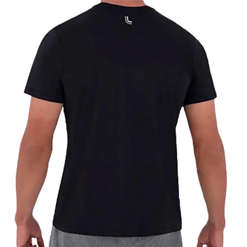 Detalhe - Camiseta Lupo Dry Masculina 77053 Preta