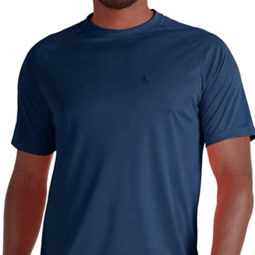 Detalhe - Camiseta Lupo Dry Masculino 75040 Marinho