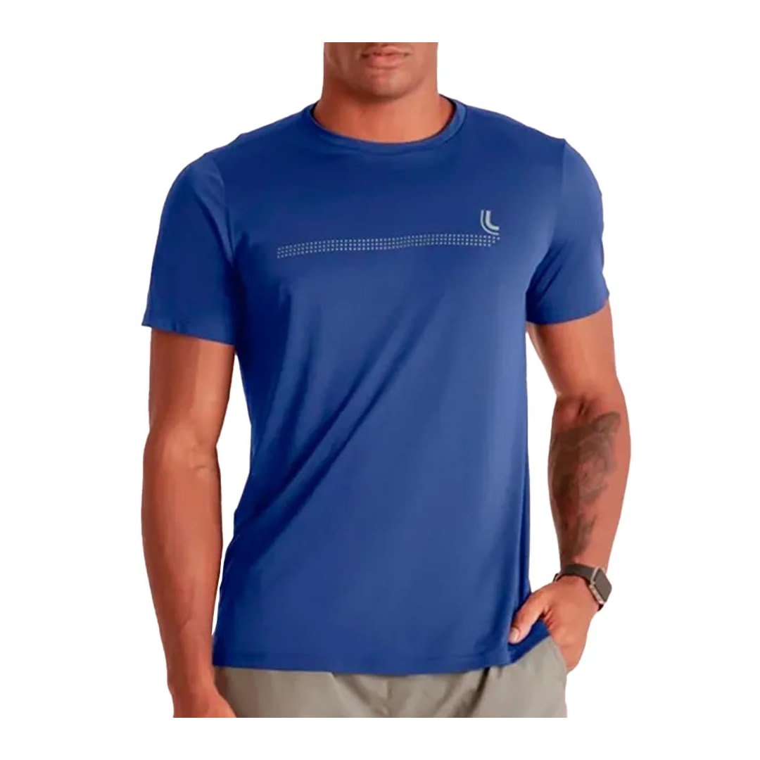 Camiseta Lupo Dry Masculino 77053 Anil
