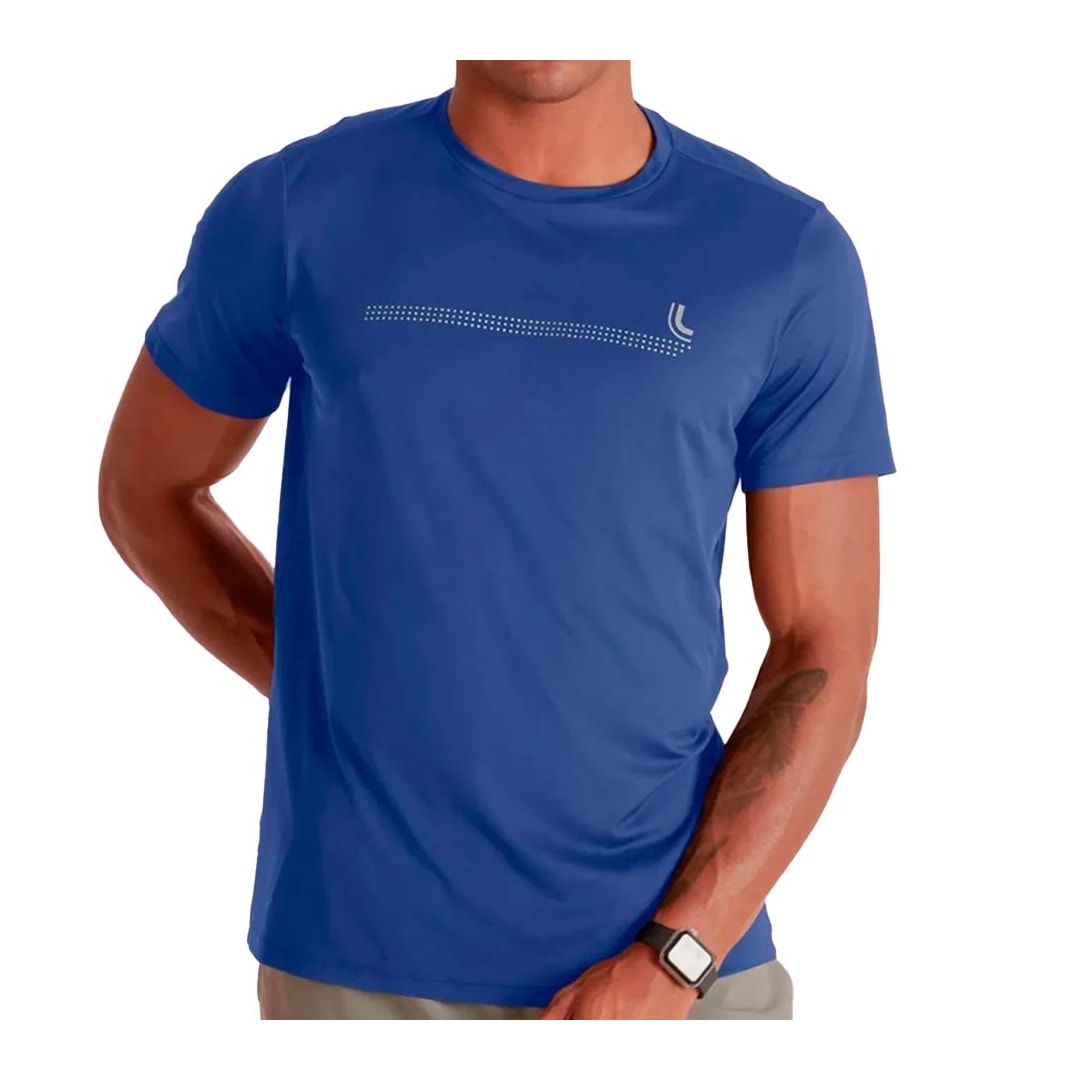 Camiseta Lupo Dry Masculino 77053 Anil Camiseta Lupo Dry Masculino 77053 Anil