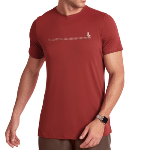 Camiseta Lupo Dry Masculino 77053 Ceramica