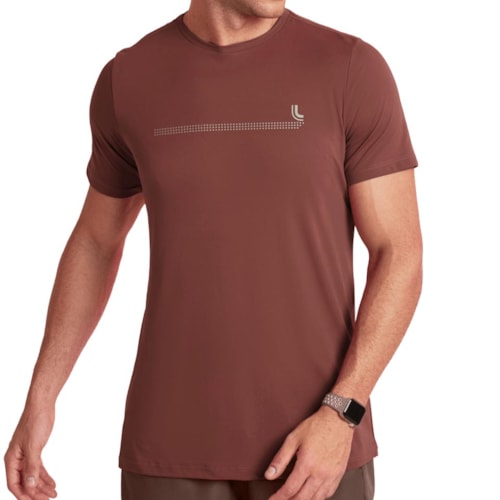 Camiseta Lupo Dry Masculino 77053 Chocolate