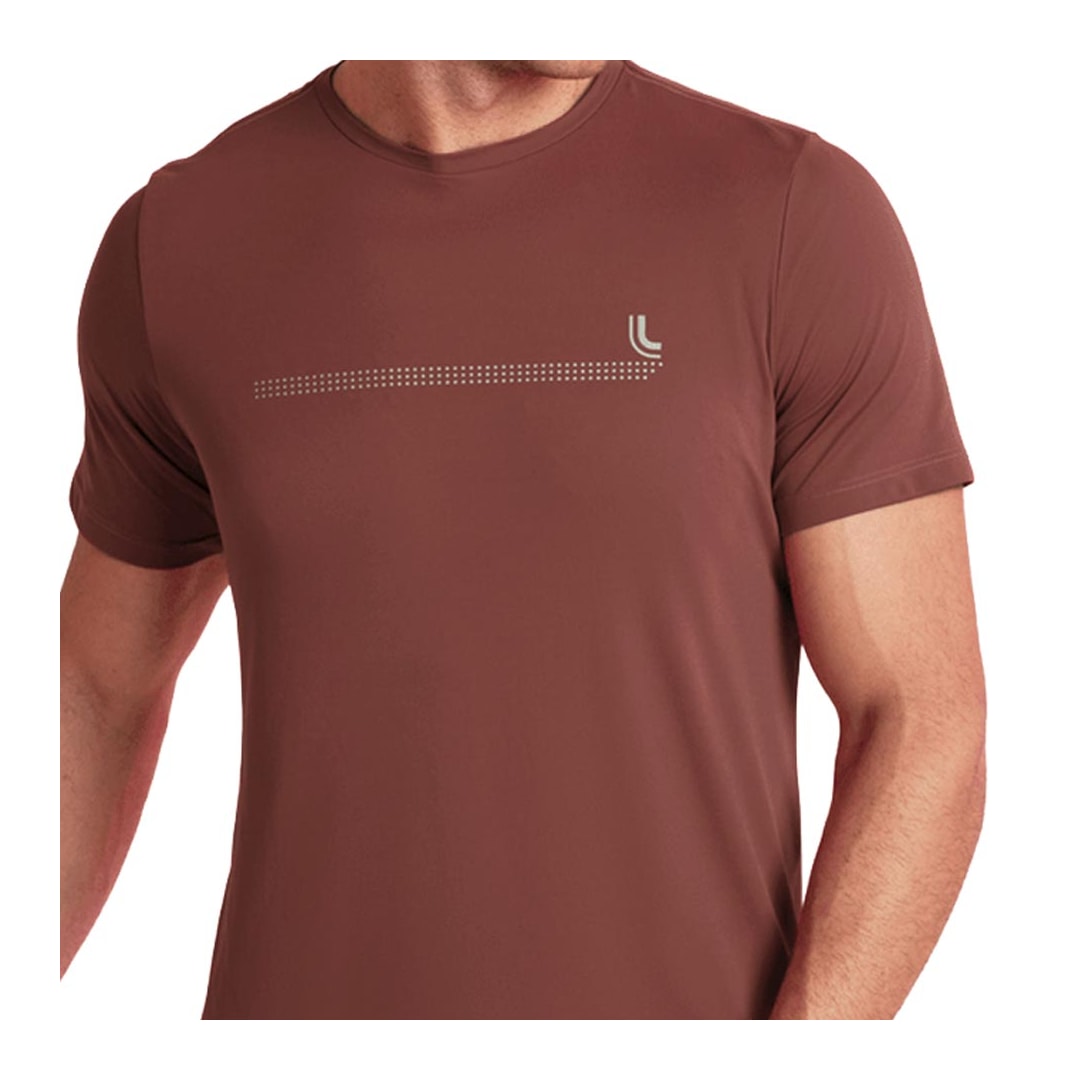Camiseta Lupo Dry Masculino 77053 Chocolate Camiseta Lupo Dry Masculino 77053 Chocolate