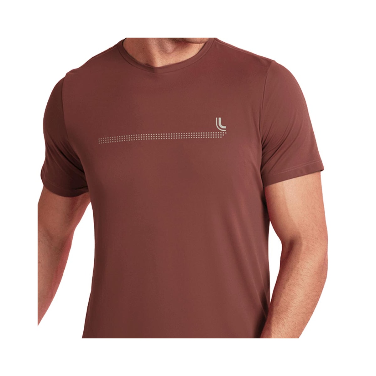 Camiseta Lupo Dry Masculino 77053 Chocolate Camiseta Lupo Dry Masculino 77053 Chocolate