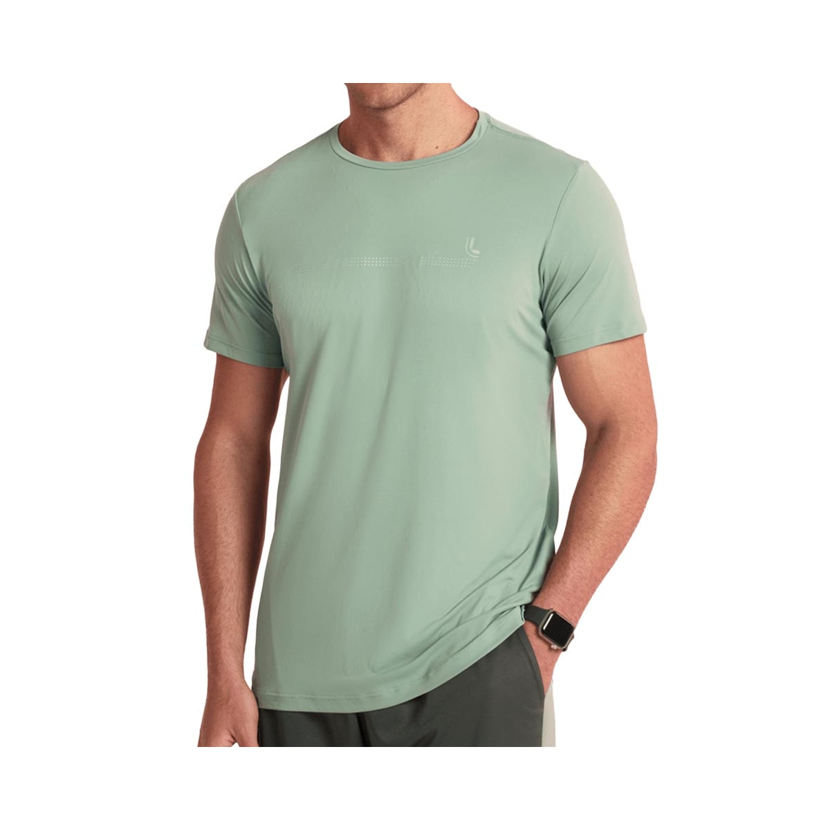 Camiseta Lupo Dry Masculino 77053 Verde Camiseta Lupo Dry Masculino 77053 Verde