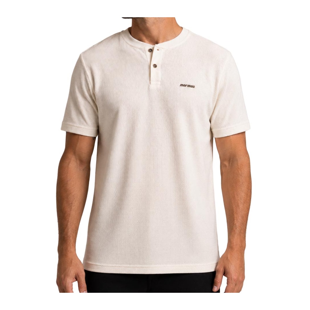 Camiseta Mormaii Masculina Meia Manga 583198 Bege Suspiro
