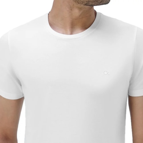 Camiseta Ogochi Masculina Meia Manga 6001081 Branco