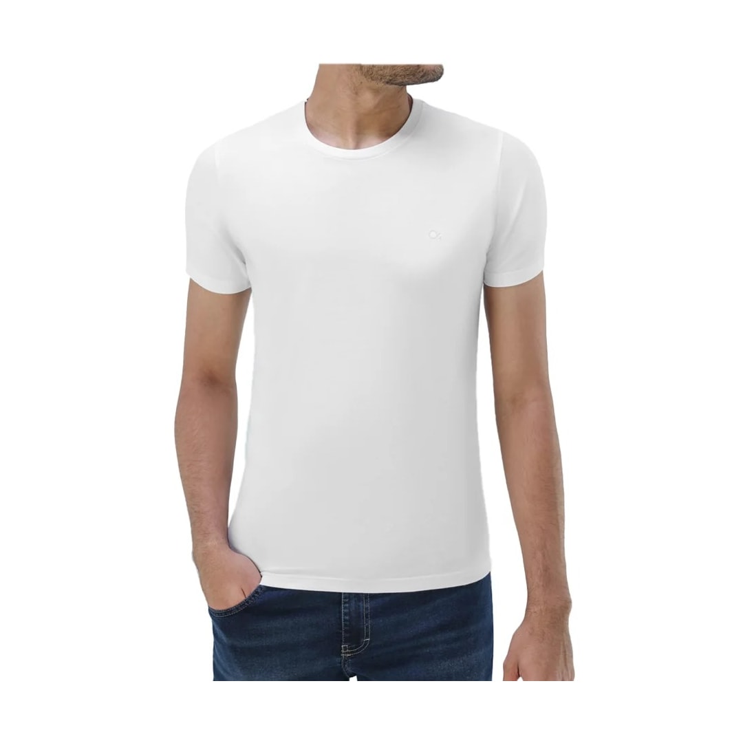 Camiseta Ogochi Masculina Meia Manga 6001081 Branco