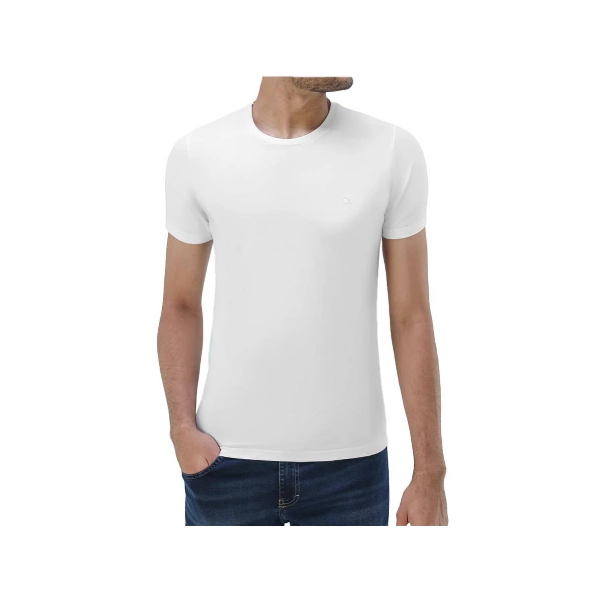 Camiseta Ogochi Masculina Meia Manga 6001081 Branco Camiseta Ogochi Masculina Meia Manga 6001081 Branco
