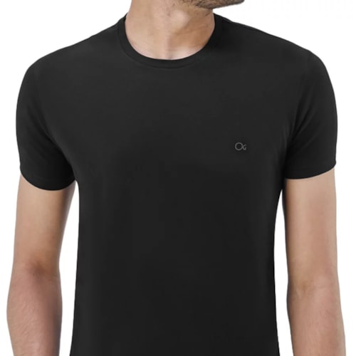 Camiseta Ogochi Masculina Meia Manga 6001081 Preto