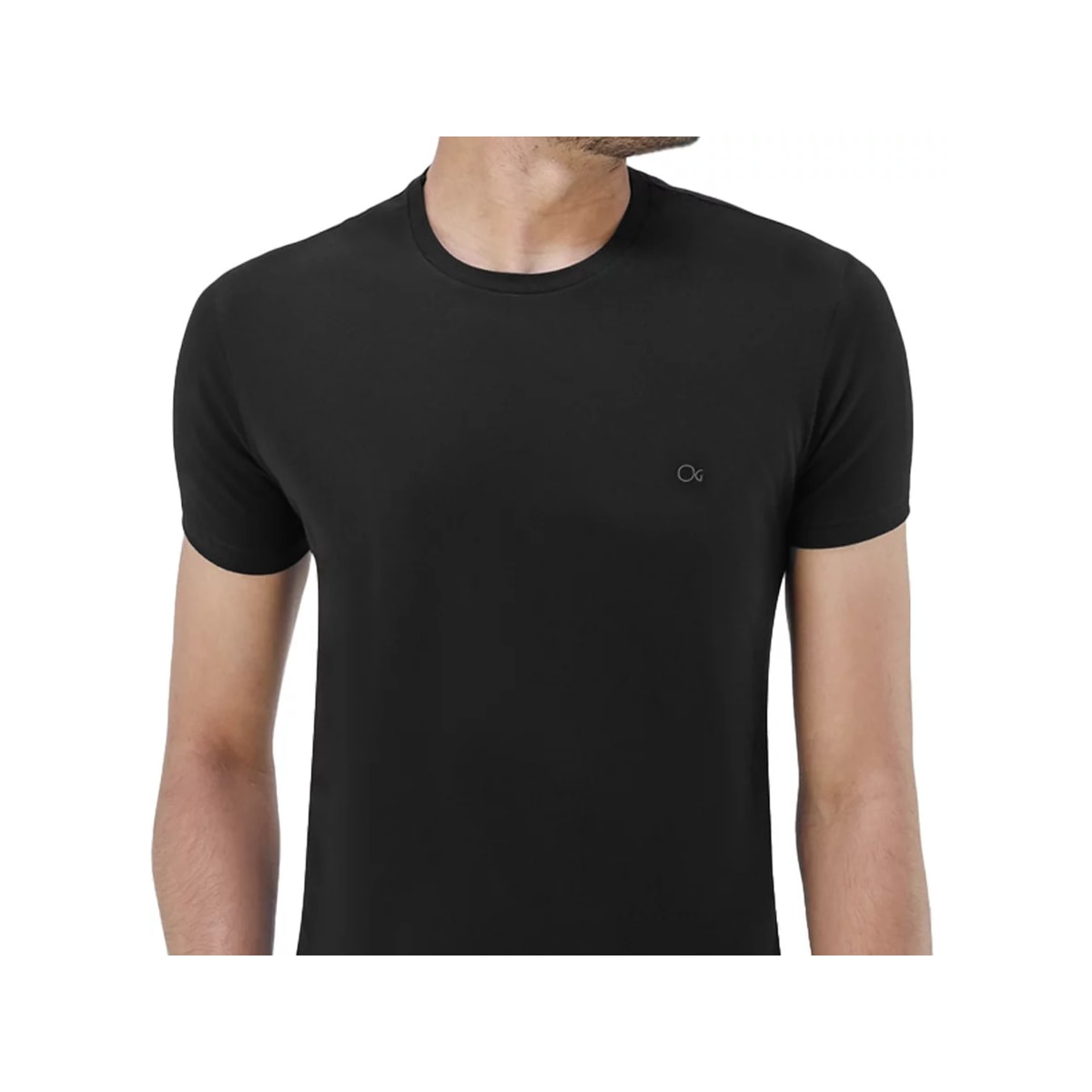 Camiseta Ogochi Masculina Meia Manga 6001081 Preto