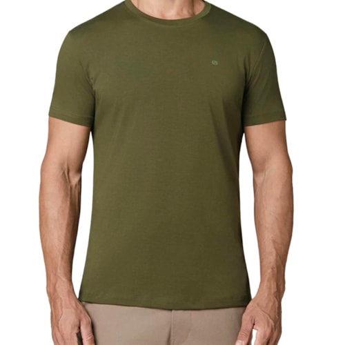 Camiseta Podium Meia Manga Básica Mc1349 Verde