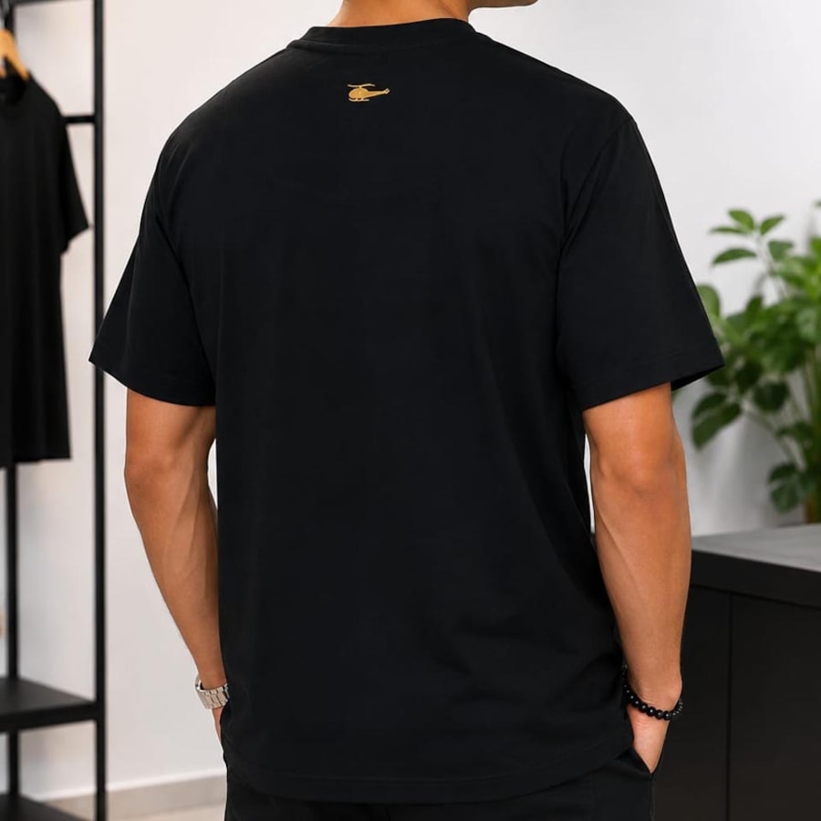 Camiseta Sallo Básica Meia Manga 00019 Preto Camiseta Sallo Básica Meia Manga 00019 Preto