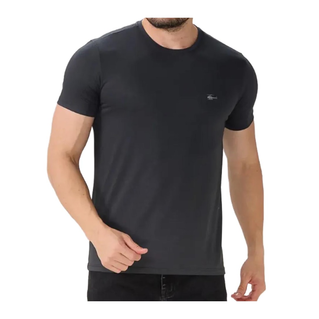 Camiseta Sallo Básica Pérgula 10101157 Chumbo Dark Camiseta Sallo Básica Pérgula 10101157 Chumbo Dark