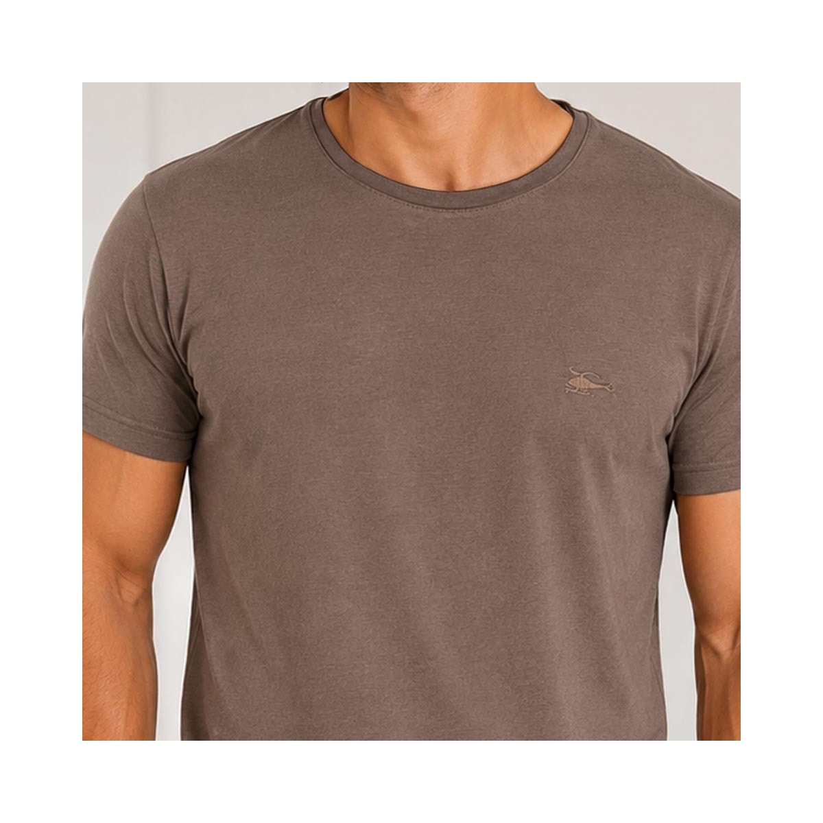 Camiseta Sallo Básica Pérgula 10101157 Mocca