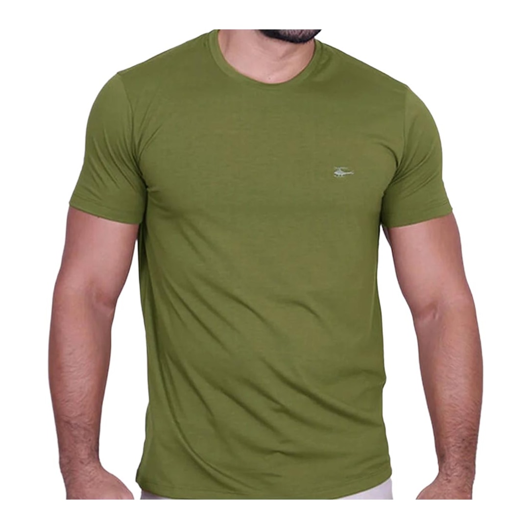 Camiseta Sallo Básica Pérgula 10101157 Verde Cipo