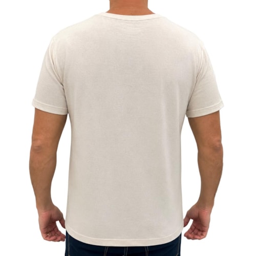 Detalhe - Camiseta Sallo Linho Básica 8190