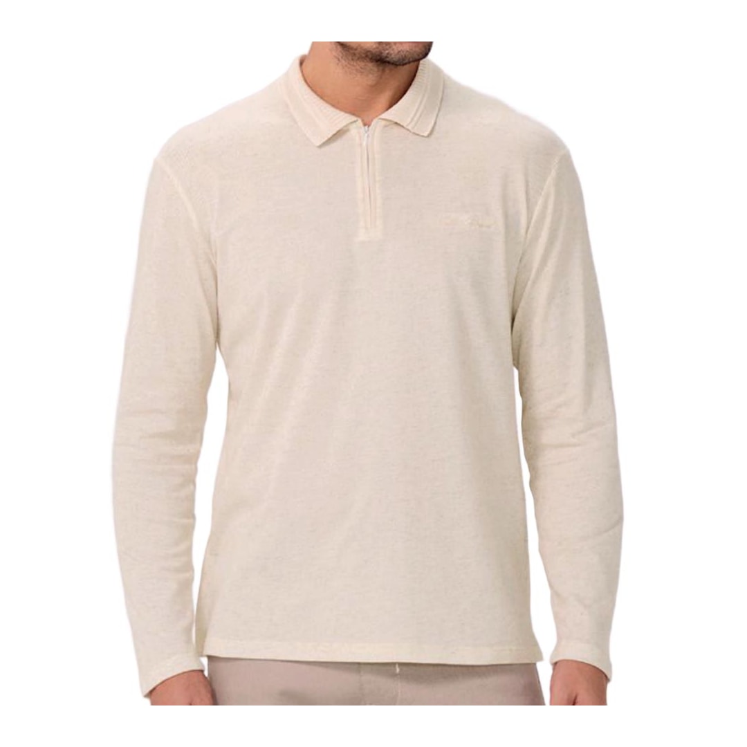 Camiseta Sallo Manga Longa 00006 Linho