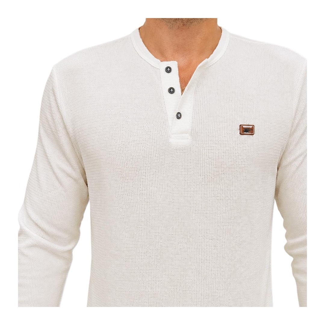 Camiseta Sallo Manga Longa 0002 Off White