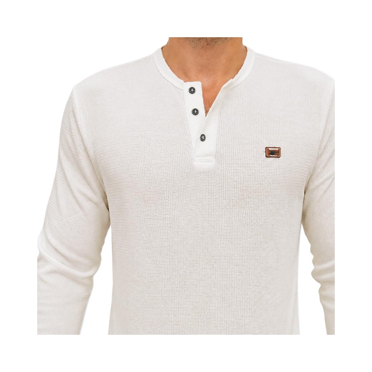 Camiseta Sallo Manga Longa 0002 Off White