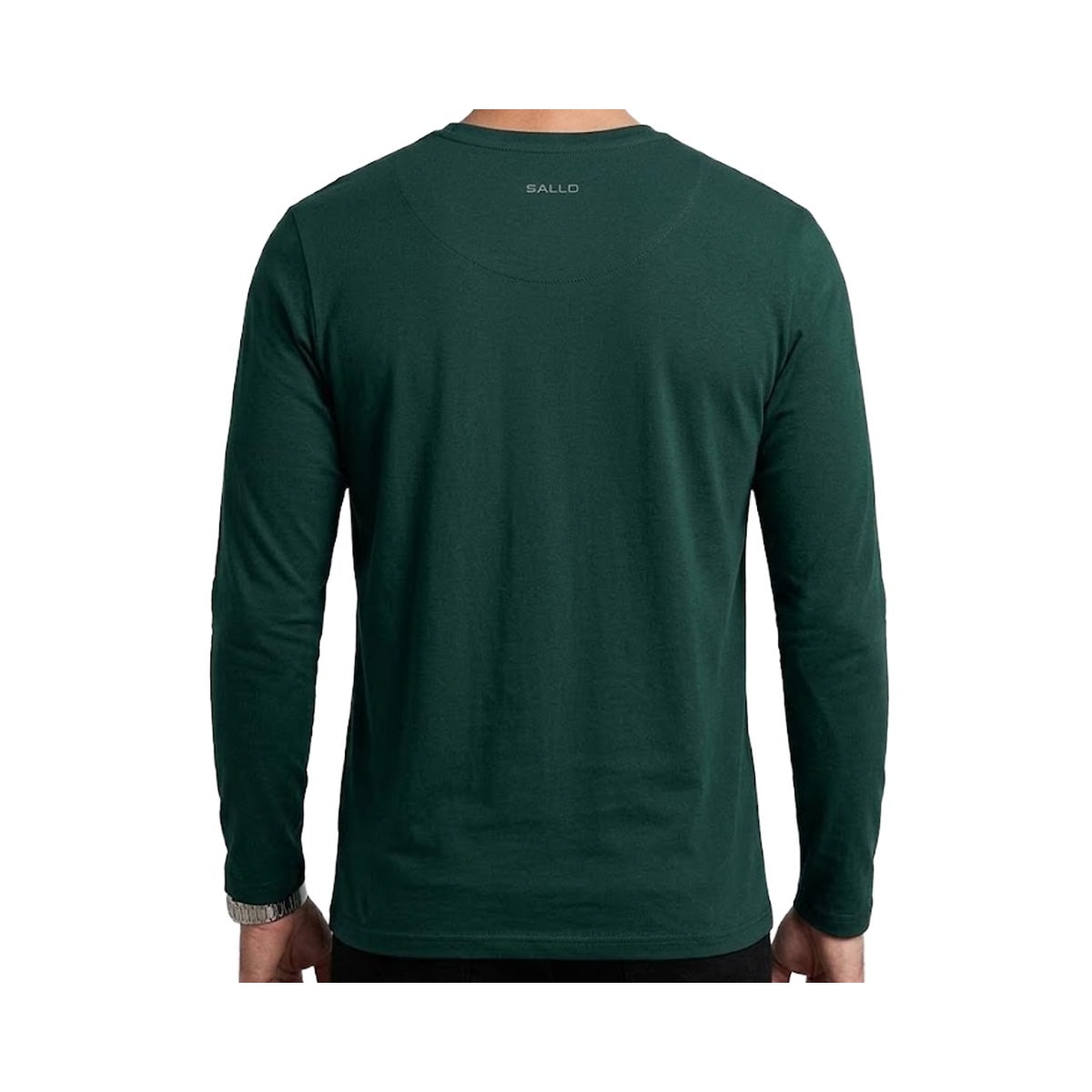 Camiseta Sallo Manga Longa Piquet Pergula 1160 Verde Escuro